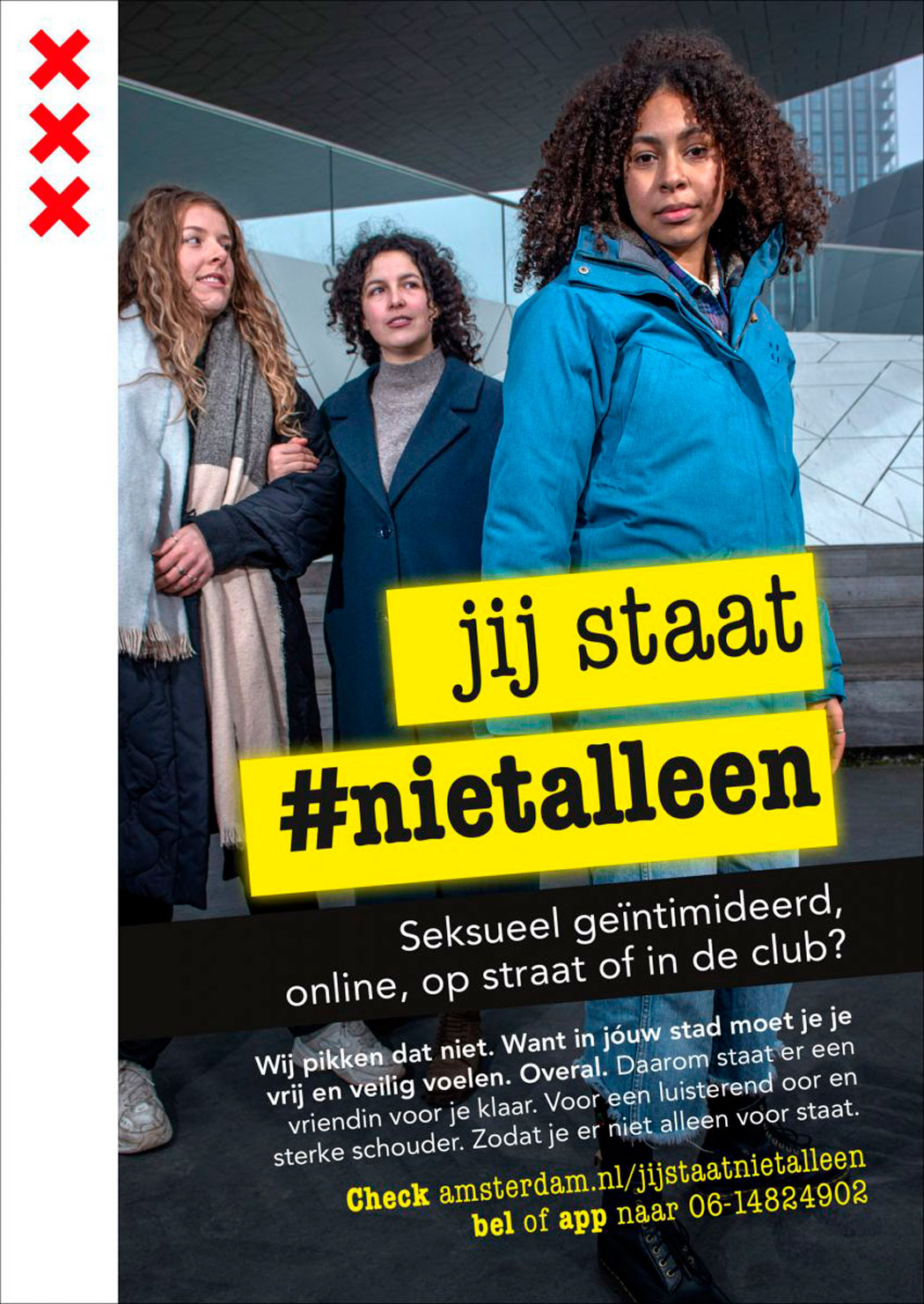 Dutch campaign 'Jij staat niet alleen' by Jaap van den Beukel.