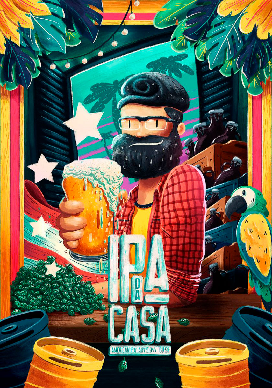 Victor Beuren for Quitanda da Cerveja Brewery.
